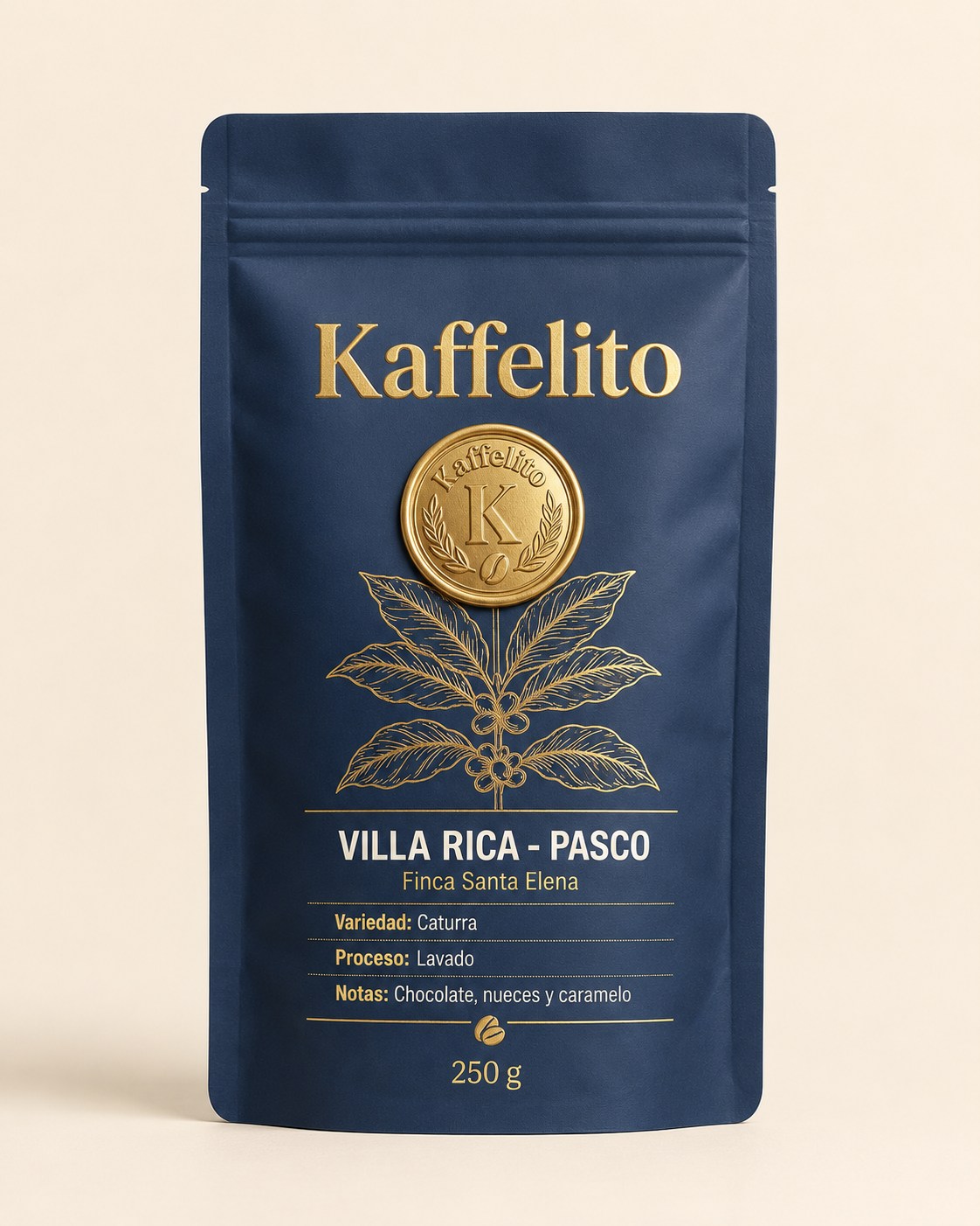 Kaffelito 250 g — specialty coffee Villa Rica, Pasco